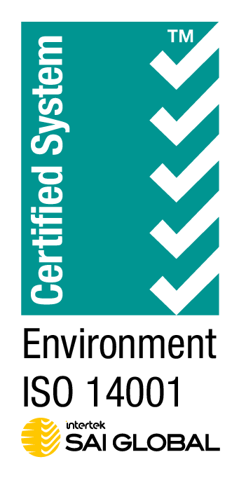 ISO 14001 Environment certified