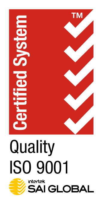 ISO 9001 Quality certified